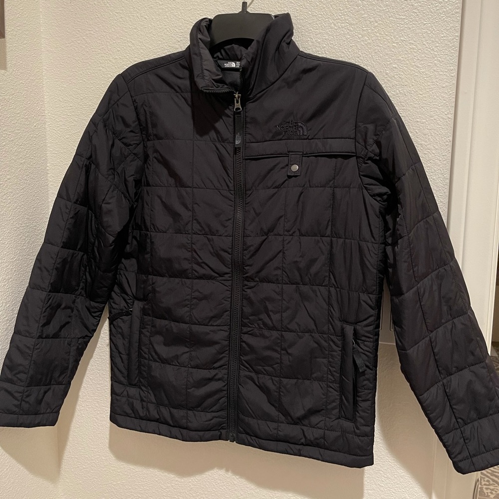 Black Boys NorthFace Jacket size L 14/16